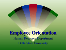 Orientation 2001 - Delta State University
