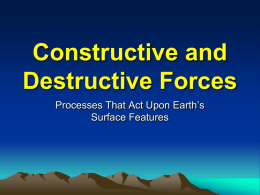 Earth’s Surface Features