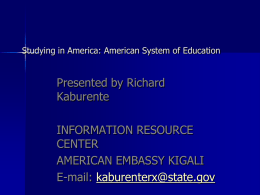 American System of Education