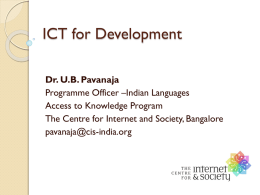 ICT for Development