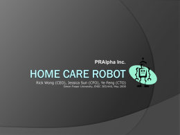 Home Care Robot - Simon Fraser University
