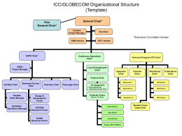 ICC/GLOBECOM Organizational Structure