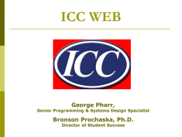 What is the ICC WEB?