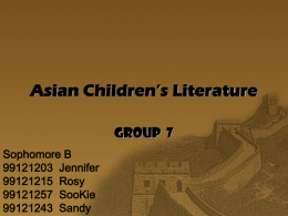 Asian Children’s Literature