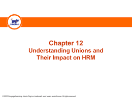 Understanding Unions and Their Impact on HRM