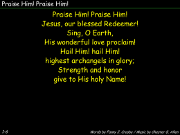 Praise Him Praise Him