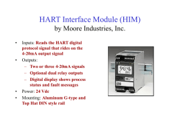 HART Inteface Module (HIM)