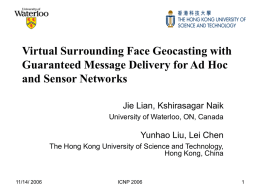 Virtual Surrounding Face Geocasting with Guaranteed
