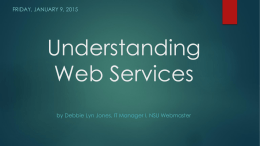 Understanding Web Services