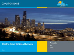 Electric Drive Vehicles Overview