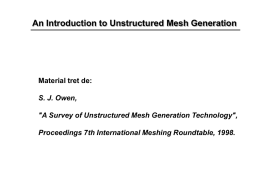 A Survey of Unstructured Mesh Generation Technology