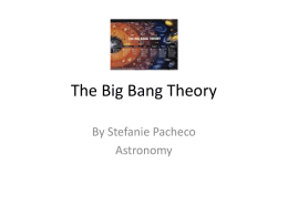 The Big Bang Theory - Stefanie's ePortfolio