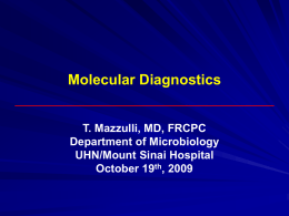 Molecular Diagnostics in Hepatology