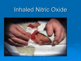Inhaled Nitric Oxide - Kingwood Application Server