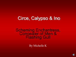 Circe, Calypso & Ino
