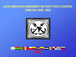 LATIN AMERlCAN AGREMENT ON PORT STATE CONTROL