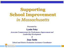 Massachusetts Department of Education