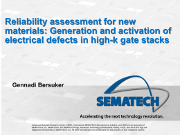 Electrical instability in high-k gate stacks: as