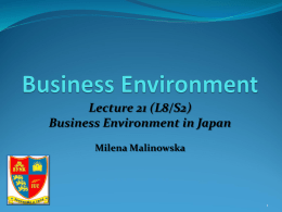 Business Environment - International University College, Sofia