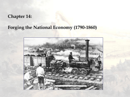 Chapter 15: Forging the national Economy (1790