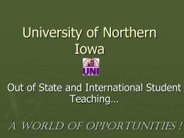 University of Northern Iowa - St. Cloud State University
