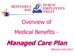Monterey Bay Public Employees Trust Regional Hospitals of