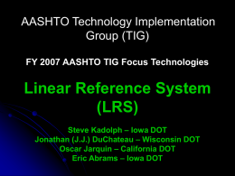 2009 GIST Panel - AASHTO - AASHTO Innovation Initiative