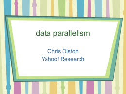 data parallelism - University of California, Berkeley
