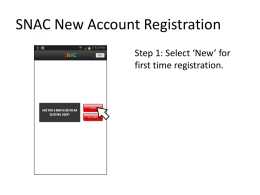 New Account Registration - East View Secondary School