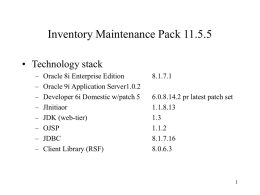 Inventory Maintenance Pack 11.5.6