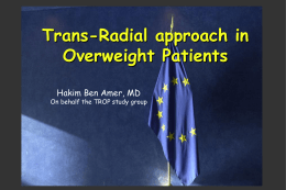 Trans-Radial approach