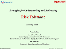 Risk Tolerance - Aviation Human Factors