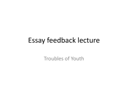 TOY essay feedback 08-09