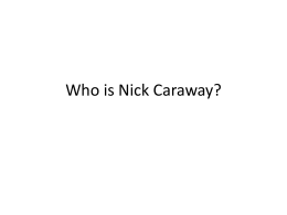 Who is Nick Caraway? - English with Houpapa