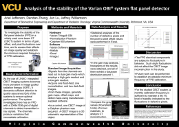 Analysis of the stability of the Varian OBI(R) system flat