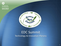 EDC SummitTechnology & Innovation Plenary