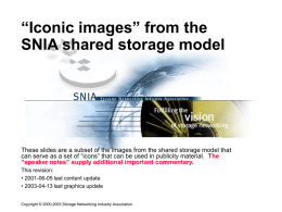 SNIA shared storage model - uni