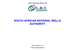 LBT Learning Presentation