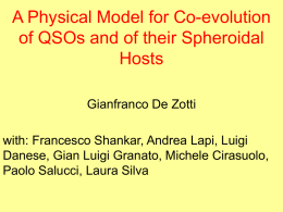 Joint formation of QSO and Ellipticals