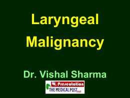 laryngeal malignancy