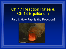 Reaction Rate - DocLockert.com