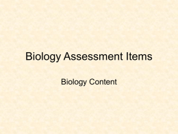 Physical Science Assessment Items