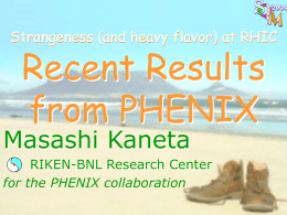 Recent Results from PHENIX
