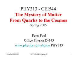 The Mystery of Matter: The Course
