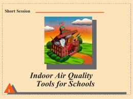 Indoor Air Quality Tools for Schools