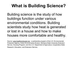 Building Science