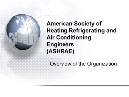 American Society of Heating Refrigerating and Air