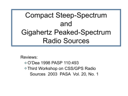 Compact Steep-Spectrum and Gigahertz Peaked