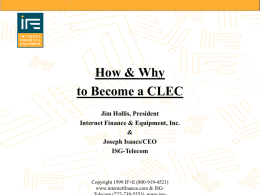 What Is a CLEC?