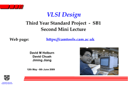 CBT Project on VLSI Design 2001